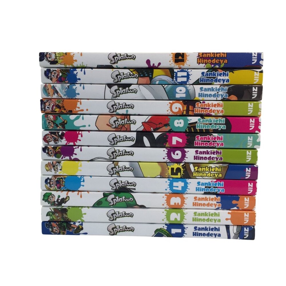 Splatoon Book Series #1-12 by Sankiehi Hinodeya Manga Comic English